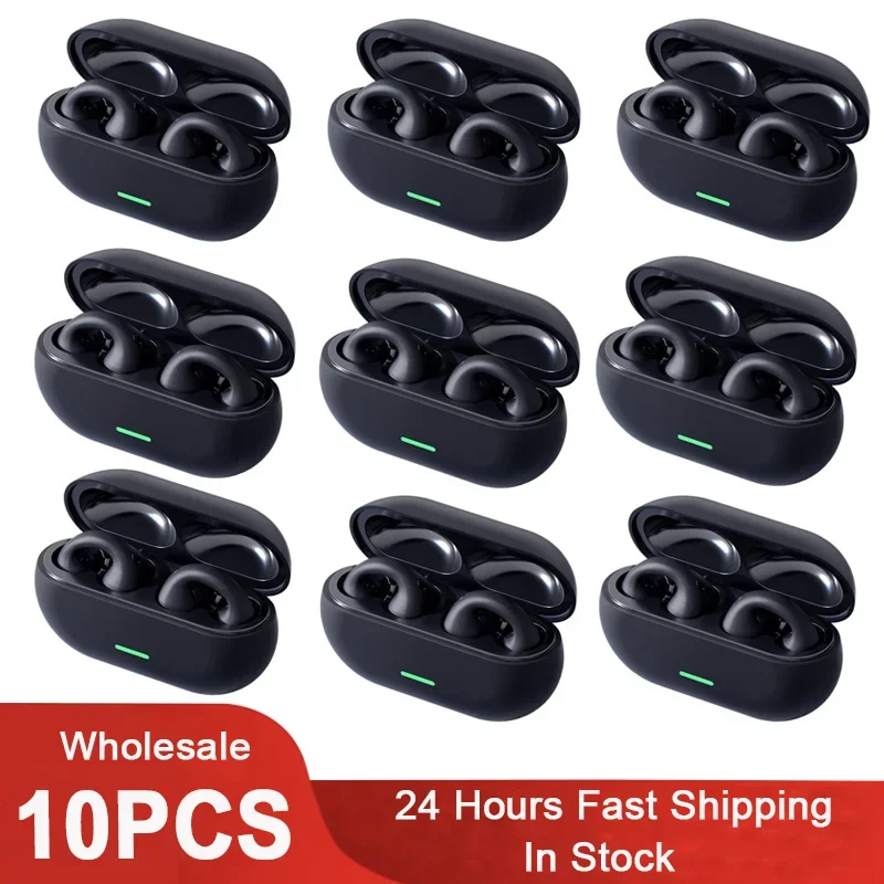 Wholesale 10Pcs/Lot Wireless T75 Bluetooth Headsets High Definition Audio Quality Running Yoga Male and Female Sports Earphones