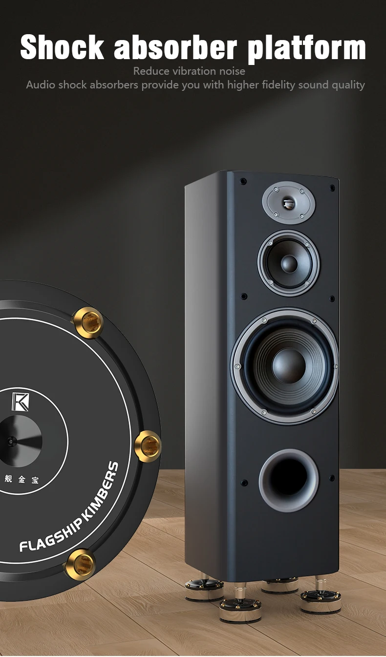 2025 nuevo sistema de cine en casa XSSH Audio Audiophile almohadilla amortiguadora altavoz pesado amplificador de CD sop
