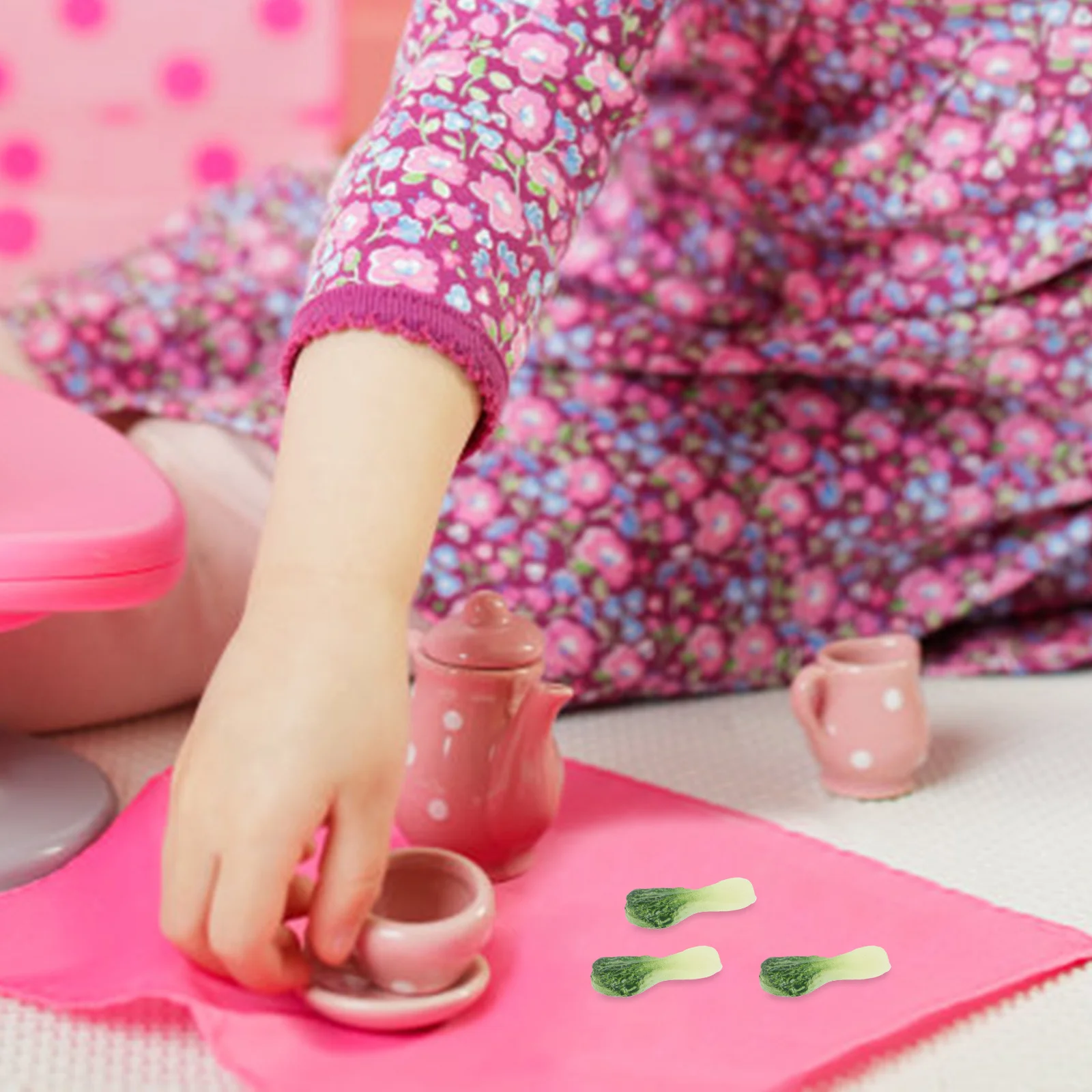 10 Stück Miniatur-Kollektion aus simuliertem Gemüse, realistische DIY-Bastelkomponenten für Küchendekoration und Puppenhausszenen