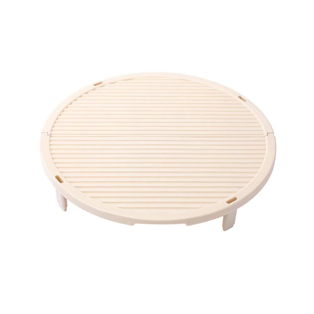 

1pc Dumplings Storage Rack Foldable Cover Pad Non-Stick Food Tray for Kitchen Refrigerator Space Saver Mat Holder