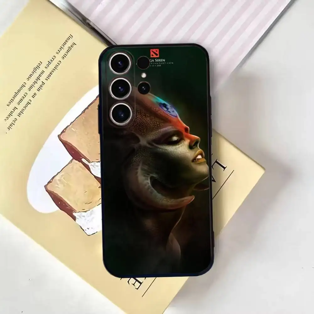 حافظة هاتف Dota 2 لهاتف SamsungS25,24,21,22,23,30,Ultra,20,Plus,Fe,Lite,Note,10,9,Soft Black Cover #3
