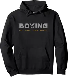 Boxing Apparel - Boxing Pullover Hoodie Print Original Design Gifts Customizable Sweatshirt Funny Tops