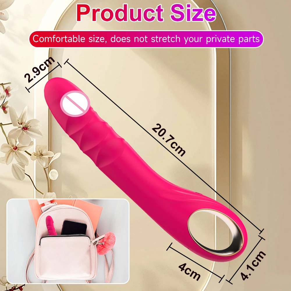 Simulate Dildo Vibrator With 10 Powerful Vibrating Modes of Clitoris G-spot Anal Stimulator for Adult Female Couple Sex Toys - Image 4