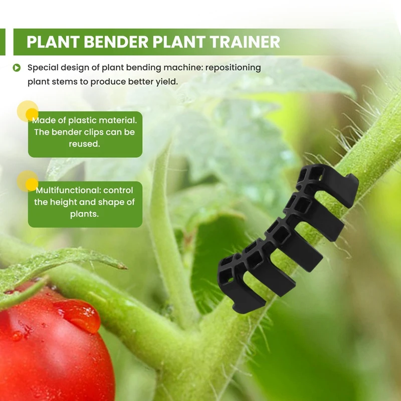 100Pcs Plant Benders For Low Stress Training, Plant Training Clips, Plant Supports Control The Growth Of Plants