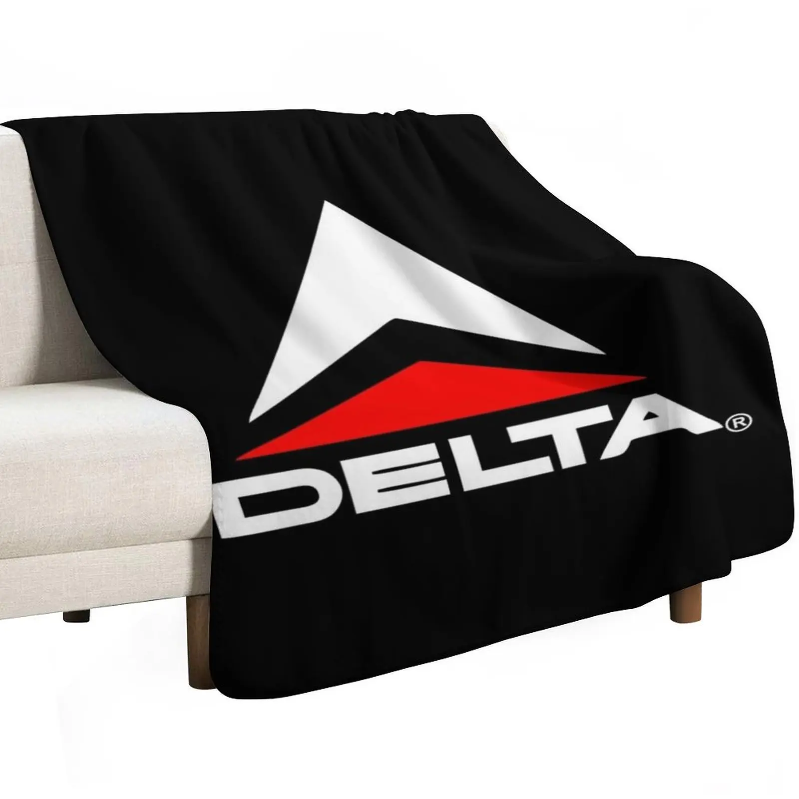 Delta Airlines Throw Blanket decorative Luxury Brand Plaid Custom bed plaid Multi-Purpose Blankets