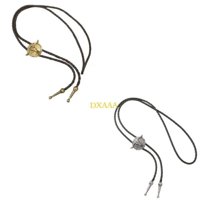 

DXAA Западное тематическое регулируемое ожерелье Боло из цинкового сплава для различных случаев