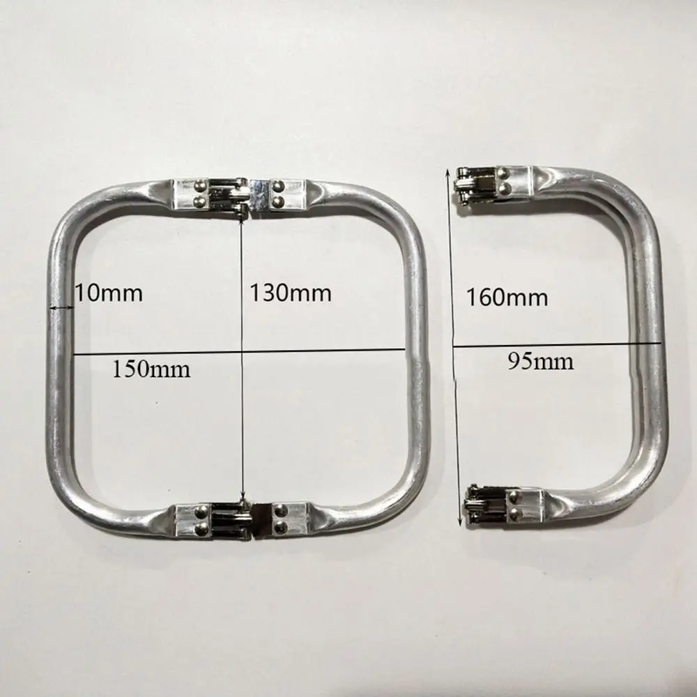 Square Bags Hardware Bag Lock DIY Bag Bags Parts Making Purse Clasp Kiss Clasp Metal Purse Frame Purse Clasp Closure Clutch