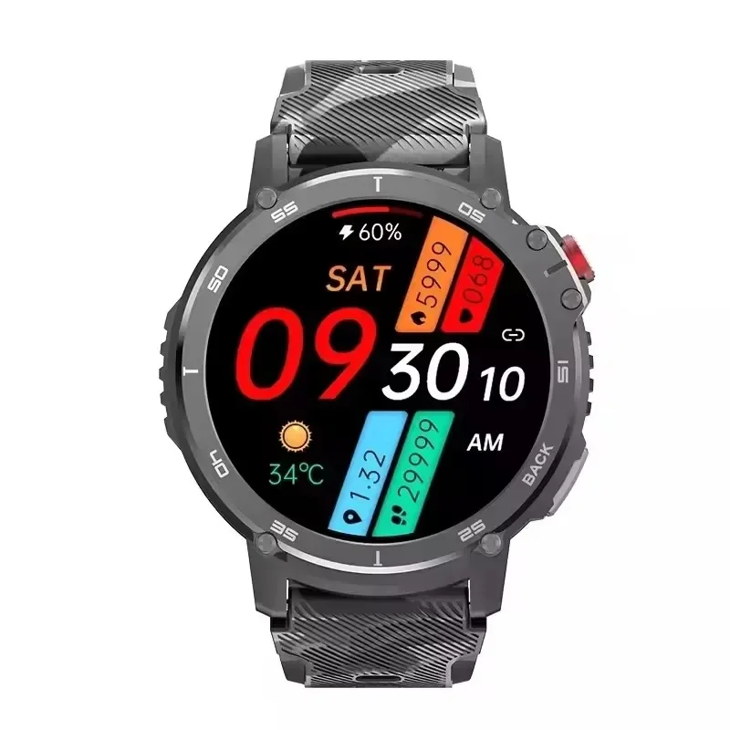 Smart Watch for Men C22 1.6 inches Outdoor Sports Fitness Smart android Watch Smart Waterproof