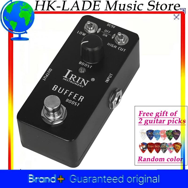 IRIN RS-21 عازلة دفعة دواسة سبائك الألومنيوم قذيفة تأثيرات دواسة ملحق للجيتار الكهربائي وباس