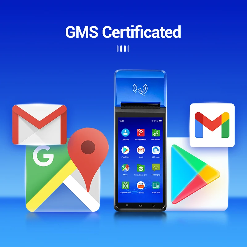 Mesin Kasir Portabel Murah F1 5.5/5.99'' 3+16G Android Smart Wifi dengan Printer, Terminal POS