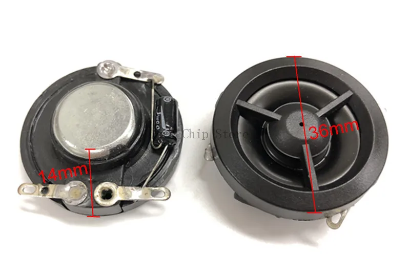 2pcs Small tweeter speaker 4 ohms 10 watts 10W 4R loudspeaker Diameter 35mm 36mm 3.5CM 3.6CM Good sound quality