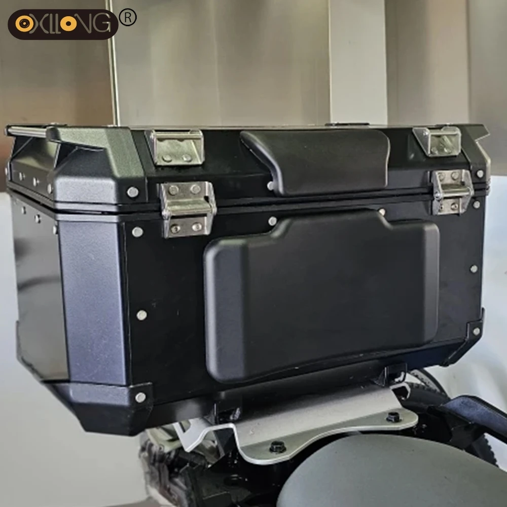 

Universal Motorcycle Passenger Backrest Back Pad Self-adhesive Shockproof Moto Rear Top Case Box Luggage Cushion Pad Backrest