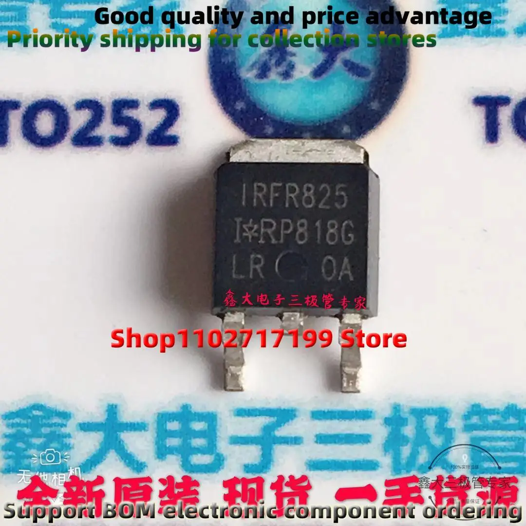 Una confezione è da 10 pezzi IRFR825 IRFR825TRPBF TO-252 500V 6A