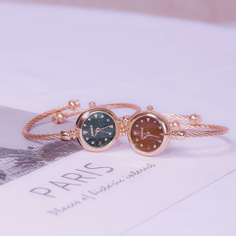 Women's watches with fashionable temperament decoration, simple and niche quartz watches that can be customized