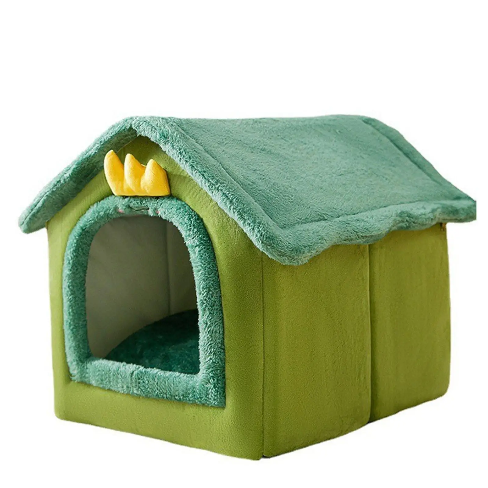 Cats Bed Sleeping House Warm Cats Cave Kitten Shelter Cat Tent Washable Cats Hut Comfortable Kennel Removable for Pet Supplies