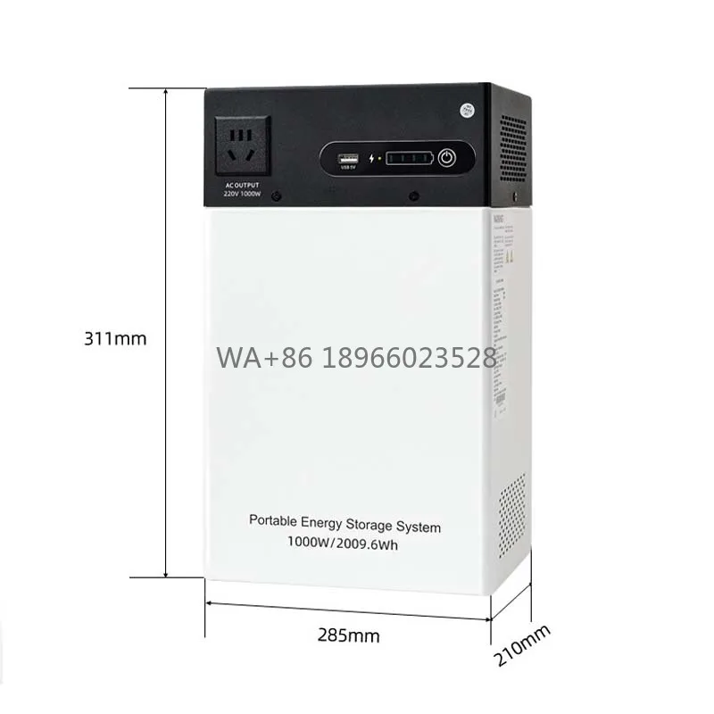 

220V Lithium Iron Phosphate Battery 2 kWh 1000W Mains Charging Power Supply Outdoor Energy Storage Mobile Power Supply
