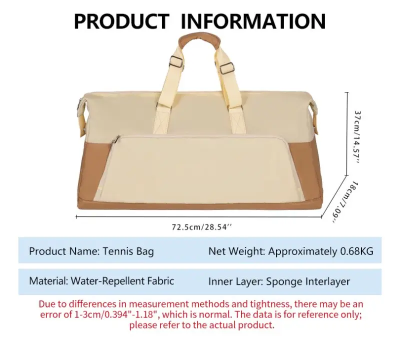 Tennis Racket Bag 6-Pack Racket Large Capacity Dry-wet Separation Backpack With Shoes Bag For Men Women Raquete Sport Tenis Bag view 6