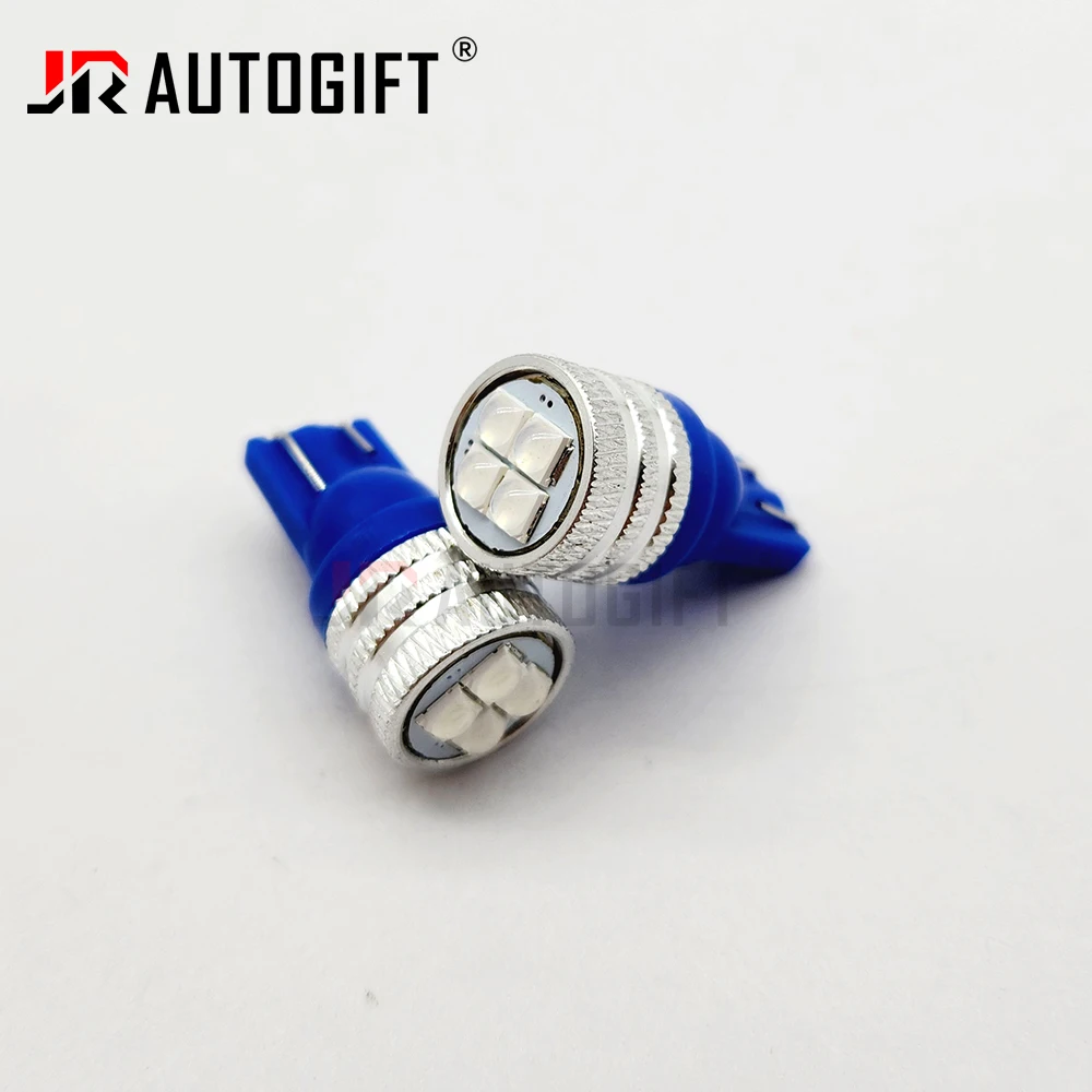 200PCS 12V 24V T10 LED W5W 168 194 3030 4SMD Aluminum Car Interior Light Auto Marker Lamp Wedge Tail Side Bulb White Red Yellow