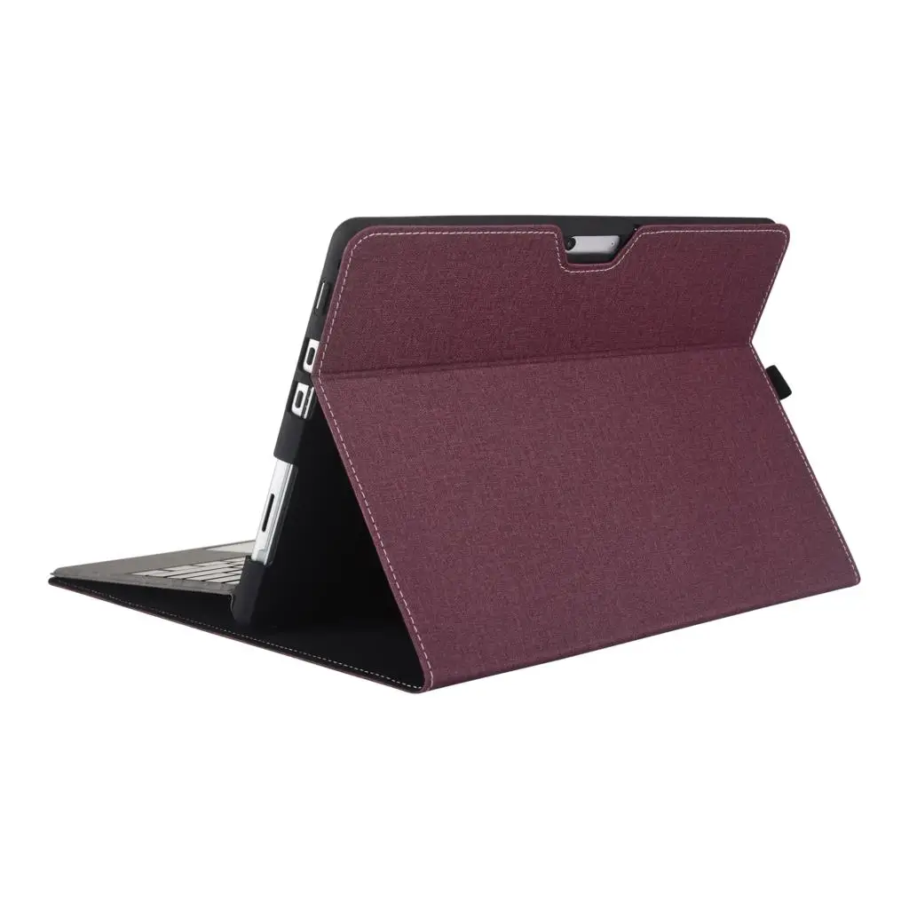 Tablet Case For Microsoft Surface Pro 8 13 Inch 2021 Stand PU Leather Protective Cover Laptop Sleeve New Portable Bag Gifts