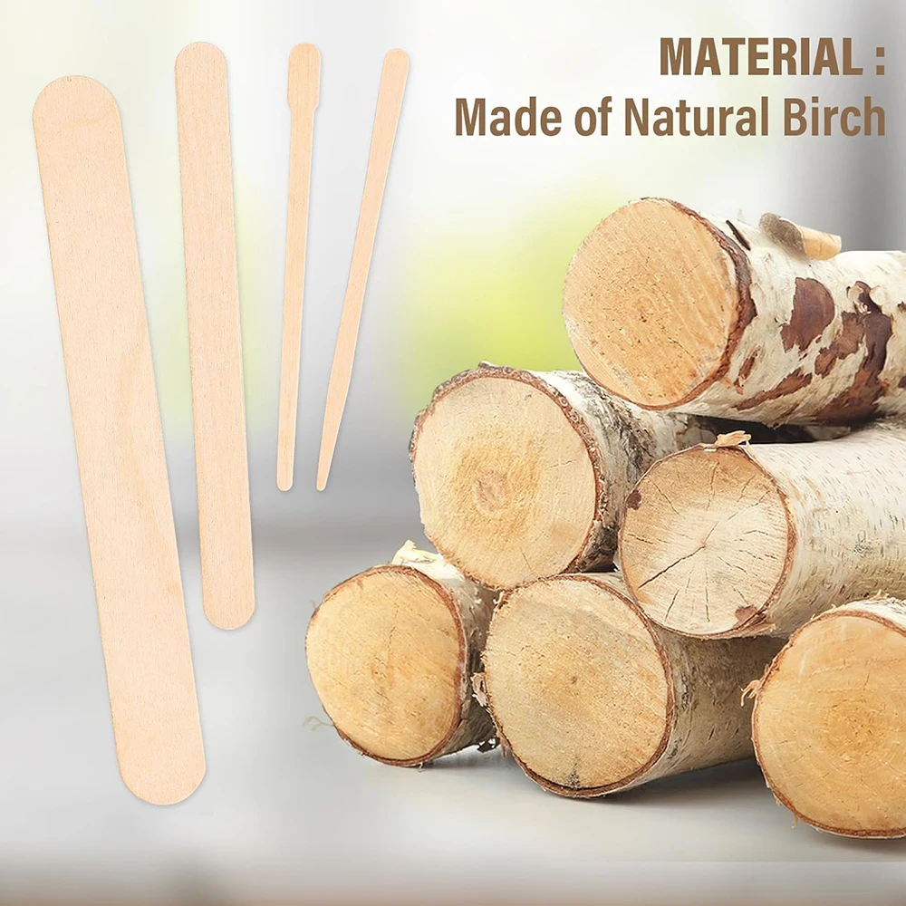 250/500Pcs Cuticle Remover Orange Wood Nail Sticks Double Head Multi Functional Cuticle Pusher Manicure Supplies Nail Care Tools