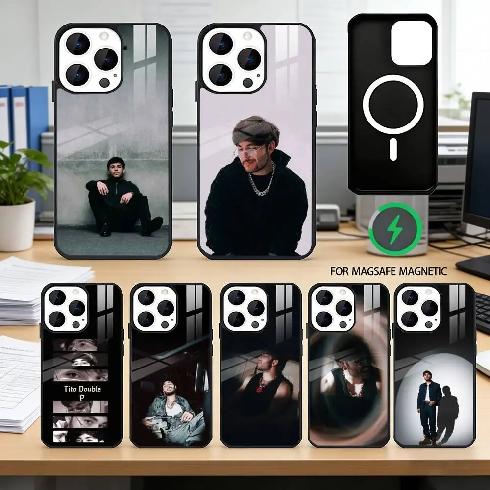

S-Singer T-Tito Double P Phone Case For iPhone17,16,15,14,13,12,11 Plus,Pro Magnetic with Magsafe Wireless Charging