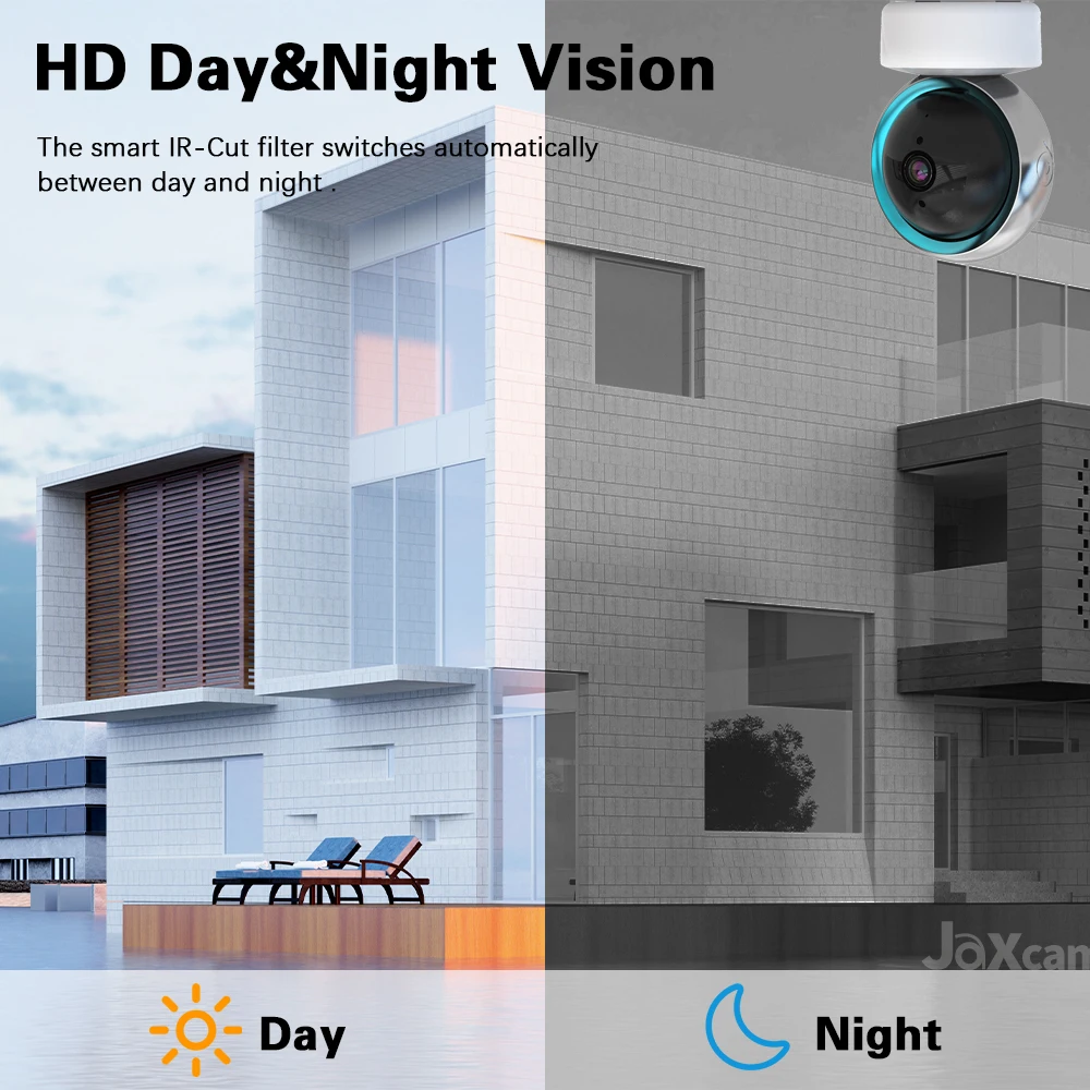 5MP WiFi Camera Tuya Smart Home Indoor Wireless IP Surveillance Camera AI Detect Automatic Tracking Security Baby Monitor