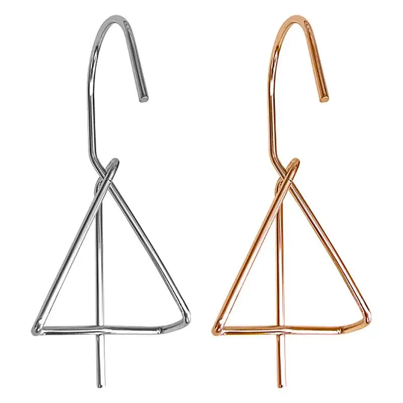 Terracotta Pots Hangers Triangular Shaped Metal Racks Simple Hanger For Hangings Flower Baskets Indoor Anti-Rust Plants Holder ﻿