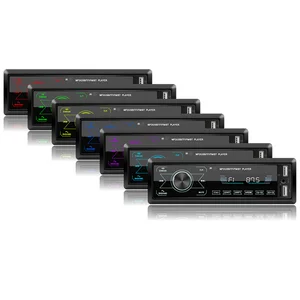 BQCC 1 Din Touch Keys BT MP3 Auto Radio Schnelllade FM Doppel USB Aux Farblichter Auto Freifree Multimedia Car Player Hauptverkauf USB BT und MP3 - №3