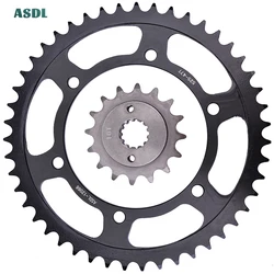 525 16T 47T Motorcycle Front Rear Sprocket Gear Wheel For HONDA XL600 XL600V Transalp PD06 XL700 XL700V XL700VA XL 600 700