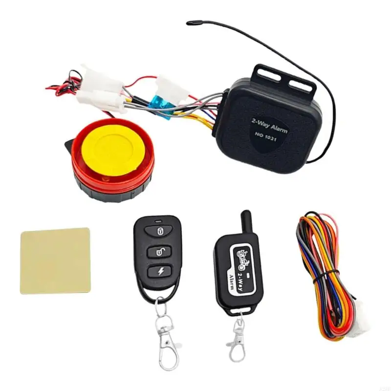 Motorcycle & Electric Bike Anti Theft Alarm Systems with Remote & Vehicle Finder Motorcycle Anti Theft Device set