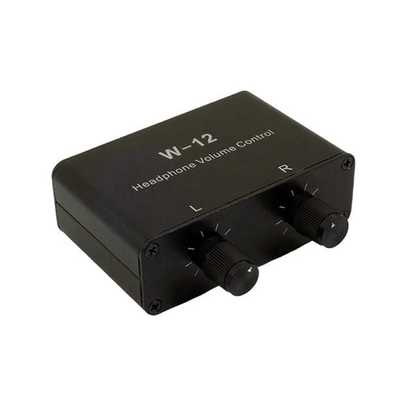 Sound Controller Headphone Volume Control 3.5Mm + 6.35Mm Stereo Volume Controller Adjustment For Left And Right Channels