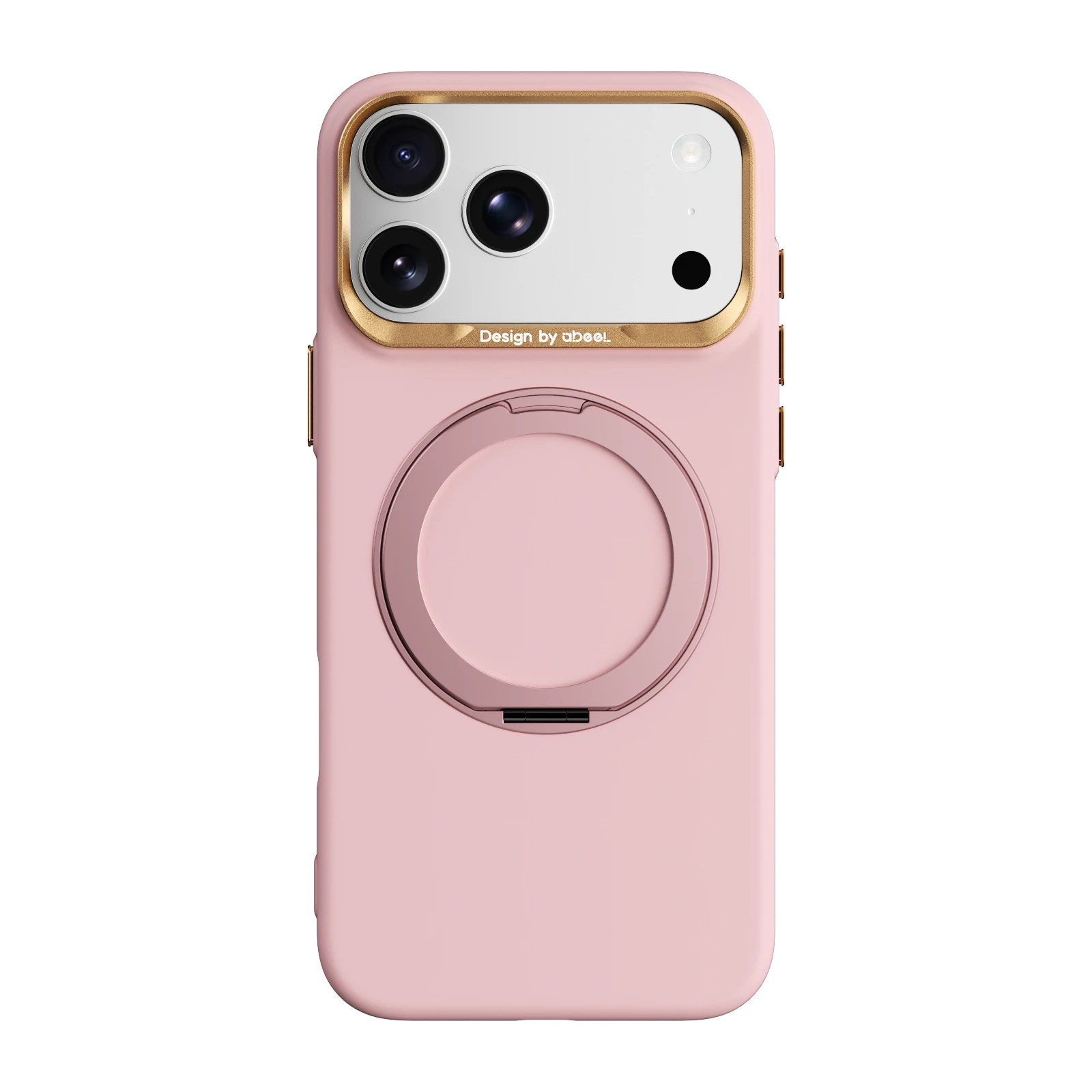 Чехол для iPhone 18 Pro Max, роскошный, с вращающейся на 360 градусов магнитной подставкой, силиконовый, приятный на ощупь, противоударный чехол для Magsafe.