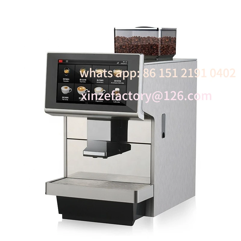 Customizable Coffee M12 Touch Screen Intelligent Automatic Espresso Machine with Grinder Bean to Cup Office Commercial