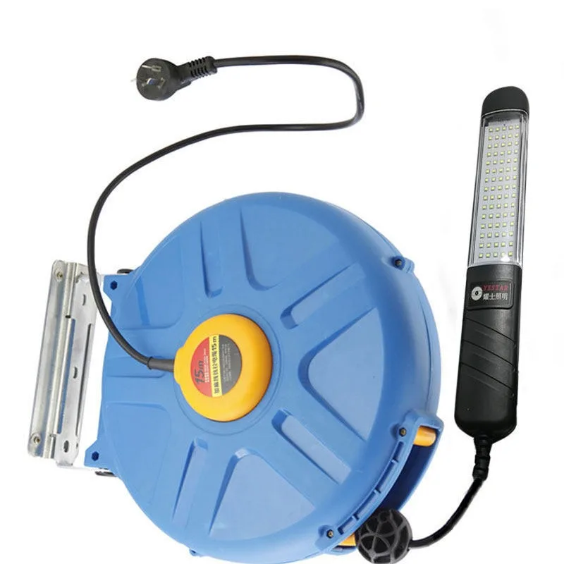 LED auto repair lights, plug-in lights, headlights, drum, shrink tube, reel, wire with wire, work light maintenance