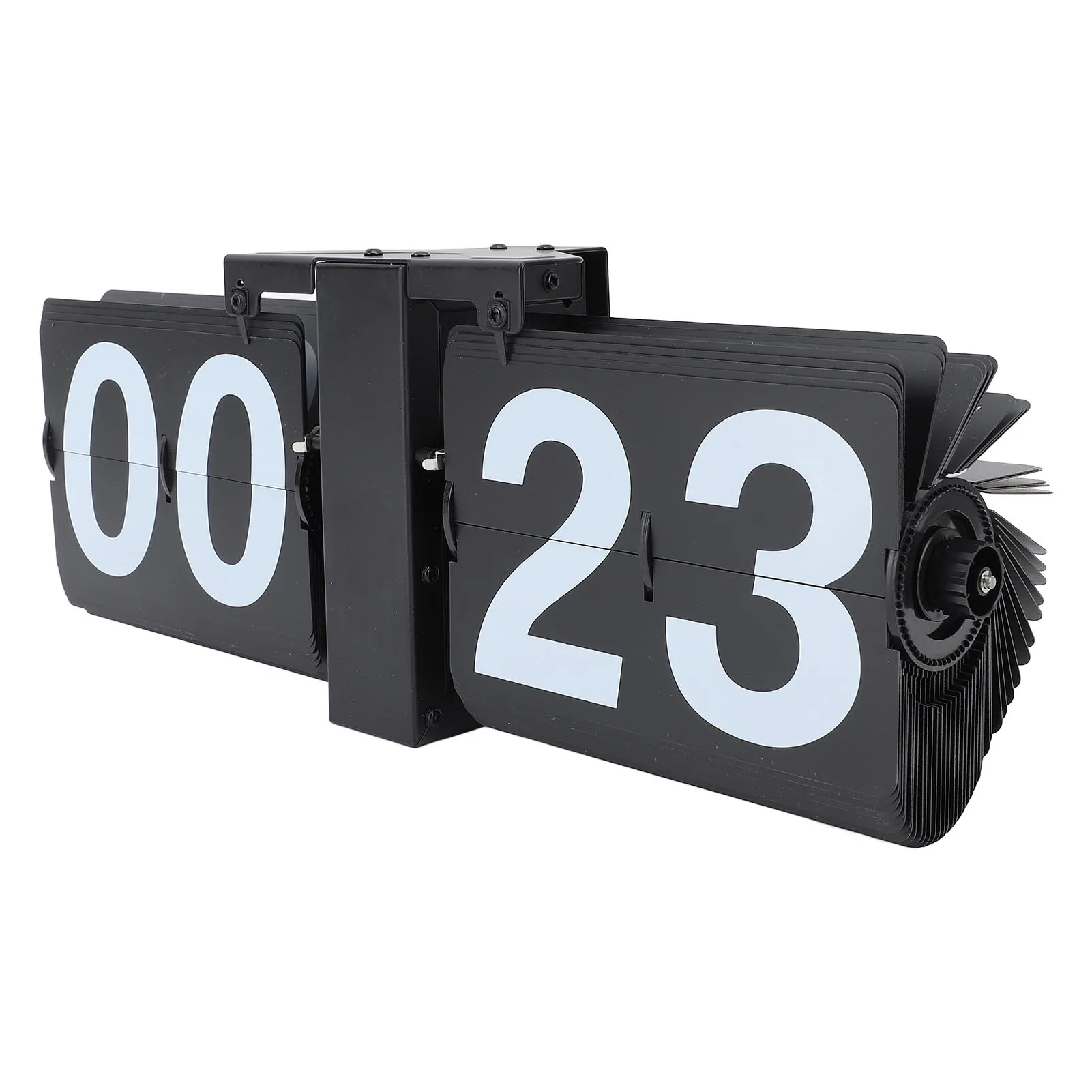 

Retro Digital Flip Down Clock 24 Hours Single Sided Minimalist Mechanical Automatic Flip Clock for Home Study Room Office