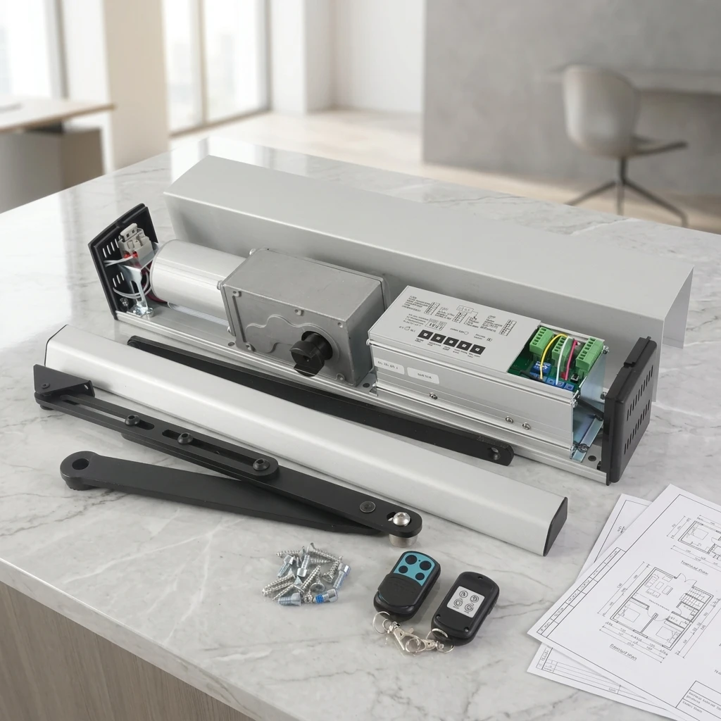 Deper Automatic Swing Door Motor DSW100N 220 Volt Automatic Swing Door Motor System for the Office