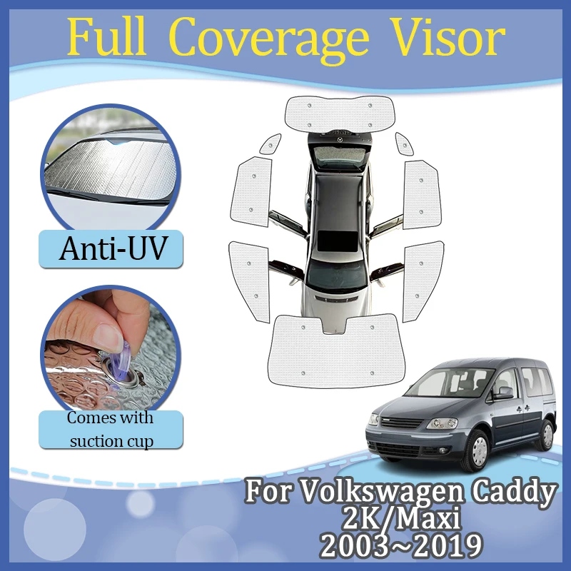 

For Volkswagen VW Caddy 2K Accessories Maxi 2003~2019 MK3 Car Full Coverage Sunshade Parasol Window Visor Sunshade Accessories