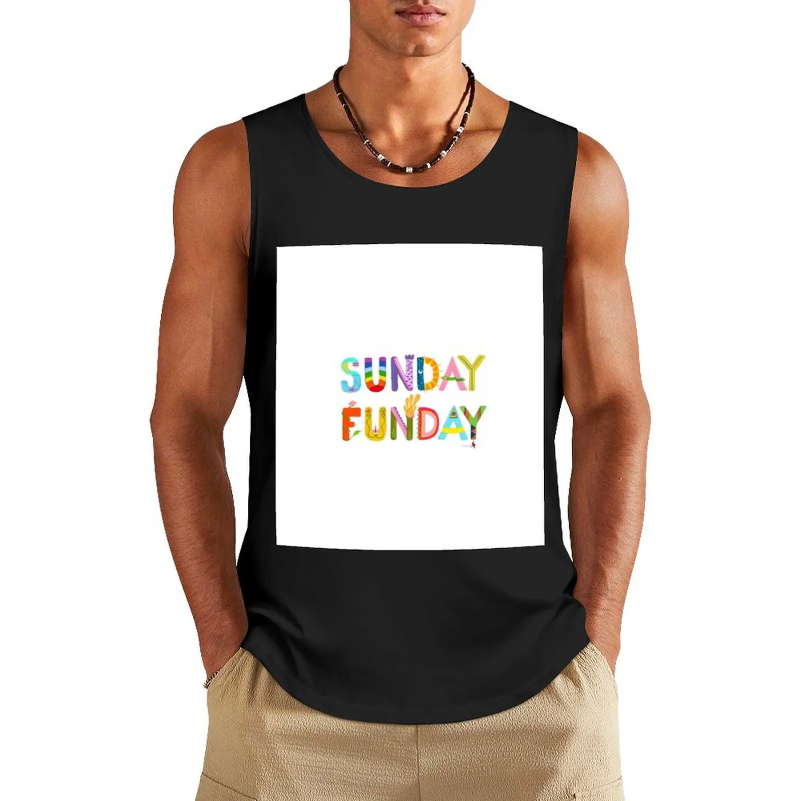 Sunday Funday Tank Top Sleeveless top sleeveless jackets