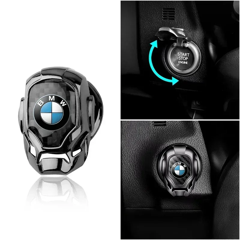 Для BMW Car Кнопки запуска в один клик Защитная крышка Эмблема Украшение Для BMW E39 E46 E90 E36 E60 E34 E30 F30 X1 X3 X5 X6 71 E9