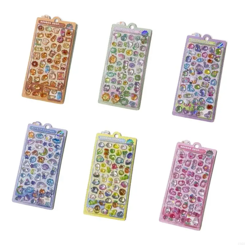 Etiqueta 3d 19QA 3D Animal Sticker 3D para revistas álbumes recursos