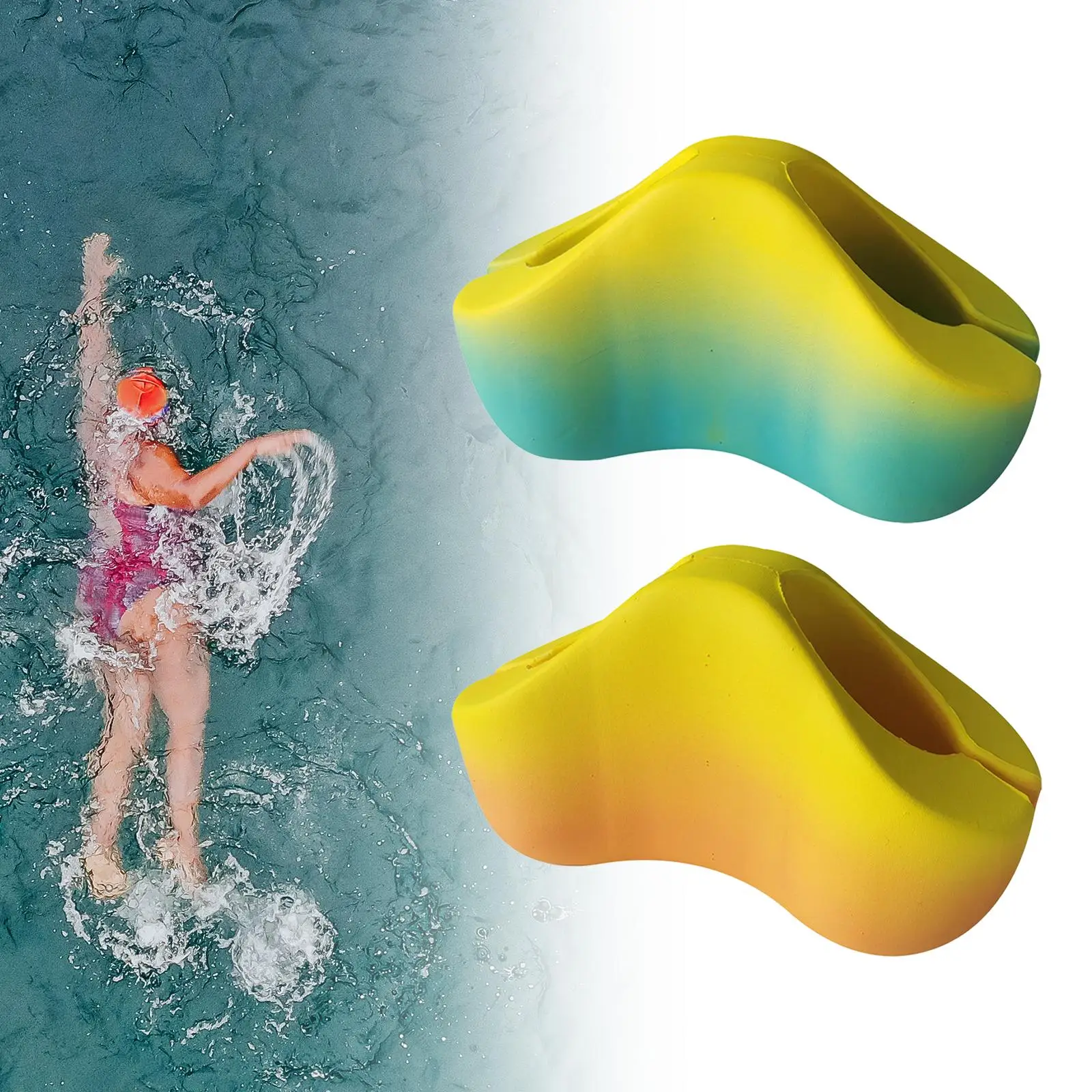 

Pull Buoy Leg Float, Swimming Training Aid Swim Stroke EVA Buoyancy Leg and Hip