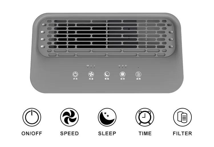 Large Room Auto Purificateur D'air Air Purifier for Home and Office with  Filter