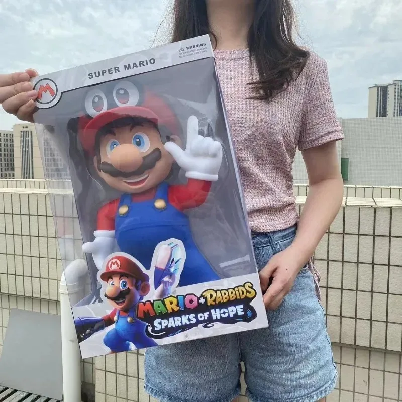

Фигурки Super Mario Bros, модели персонажей мультфильмов, сопутствующие товары, украшения для гостиной, подарки на День святого Валентина, подарки на день рождения