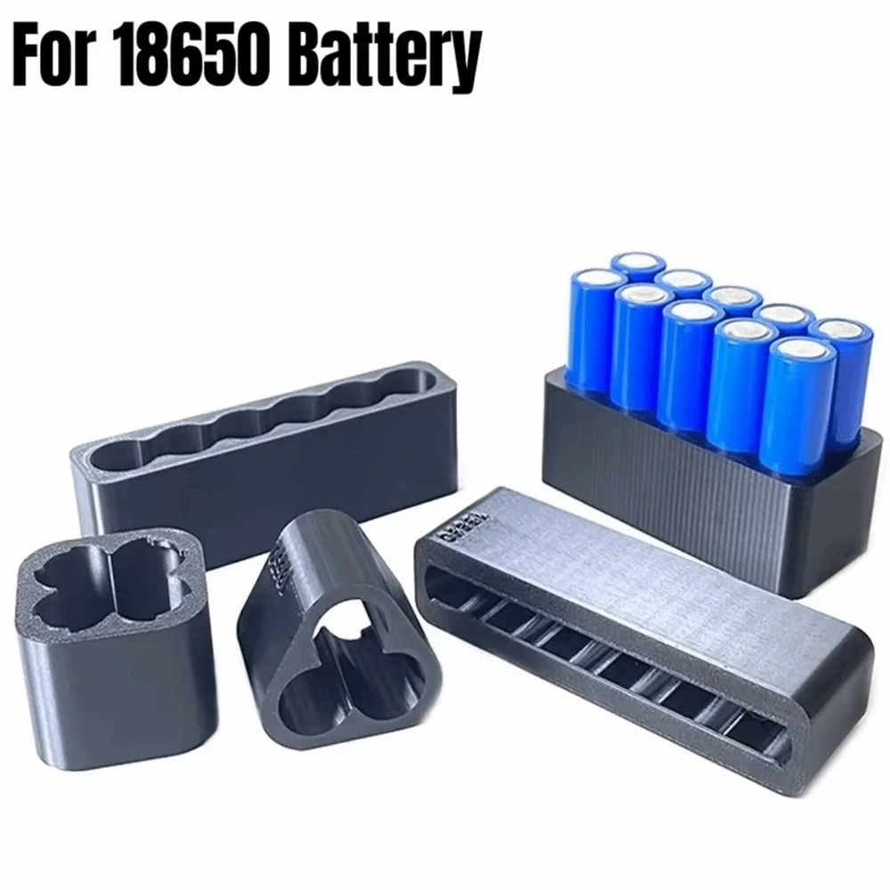 1/4Pcs Cell Alignment Jig 18650 Lithium Battery Spot Welding Fixture Plastic Positioning Battery Cell Fixture Multi-Cell