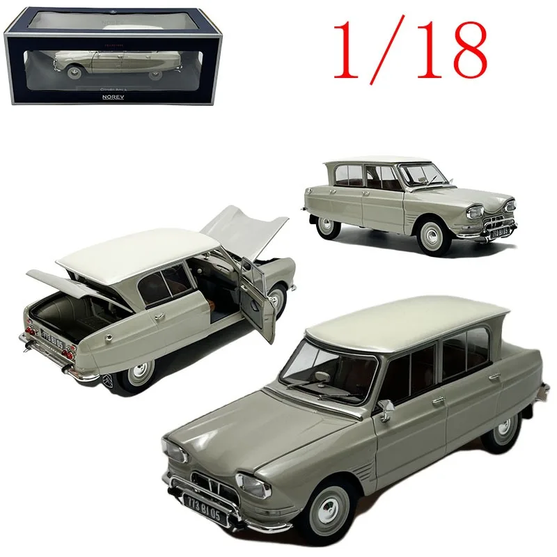 

Norev Diecast 1/18 Scale Citroen Ami 6 Alloy Car Model Toys for Boys Gift Model Car Diecast 1/18