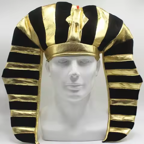 Halloween Easter Show Party Hat Egyptian Golden Hat Pharaoh Hat Egyptian Pharaoh Hat Funny Snake Head Hat