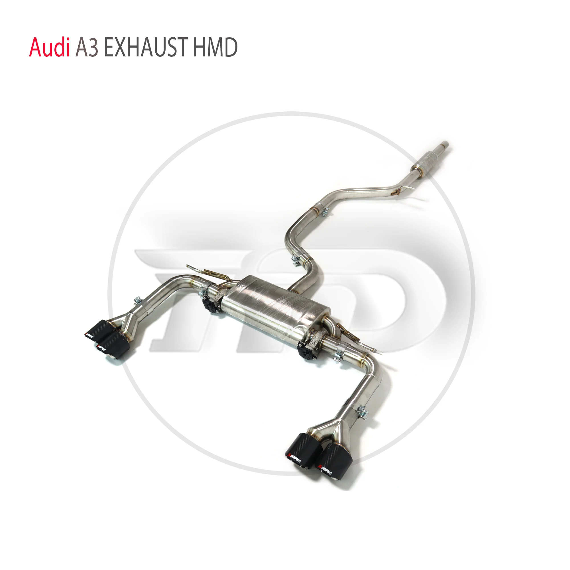 

HMD Stainless Steel Exhaust System Performance Catback for Audi A3 1.4T 1.8T 2.0T Auto Accesorios Electronic Valve Muffler