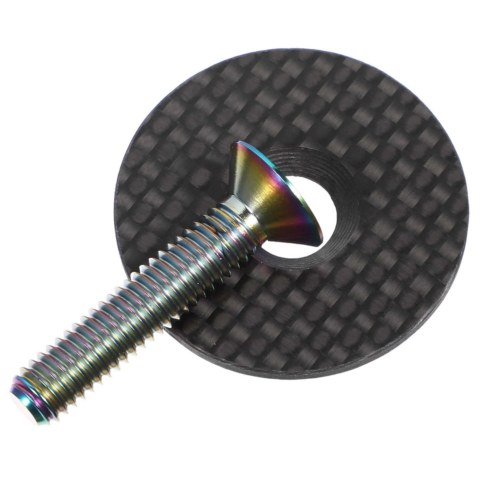 

Carbon Fiber For Bike for Road Bike Bikes Headset Cap Durable Fine Workmanship Headset Cap Practical Use