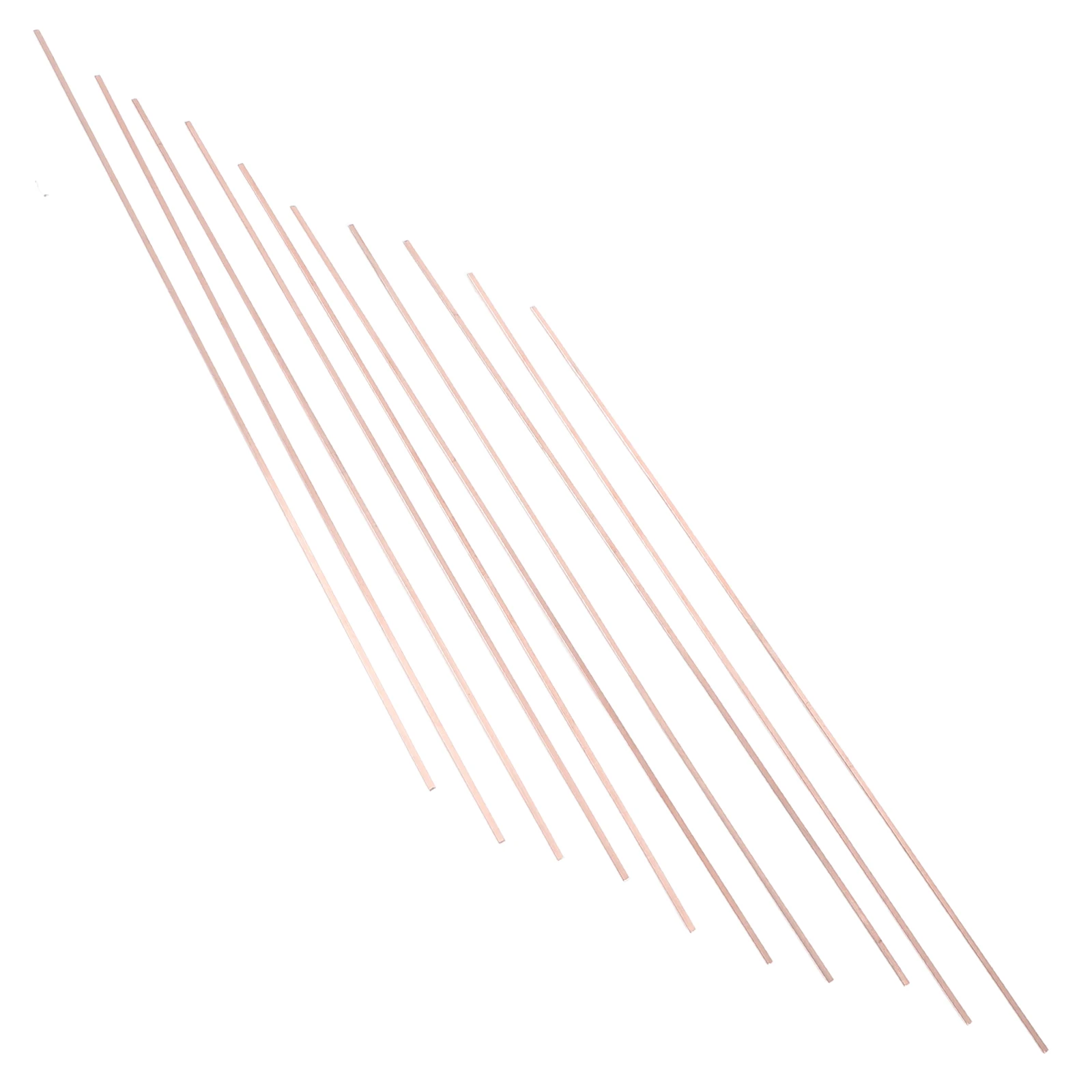 

10Pcs Copper Welding Rods Flat Bars for Refrigerators Air Conditioners Repair Durable Metal Soldering Sticks Copper Dowsing Rods