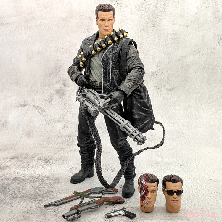 NECA Terminator T800 Figure Future Warrior Dark Destiny Arnold Schwarzenegger T1000 Skeleton Model Toy